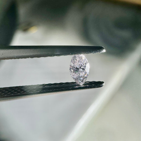 天然無証粉鑽0.16ct 5.2x2.76x1.8mm