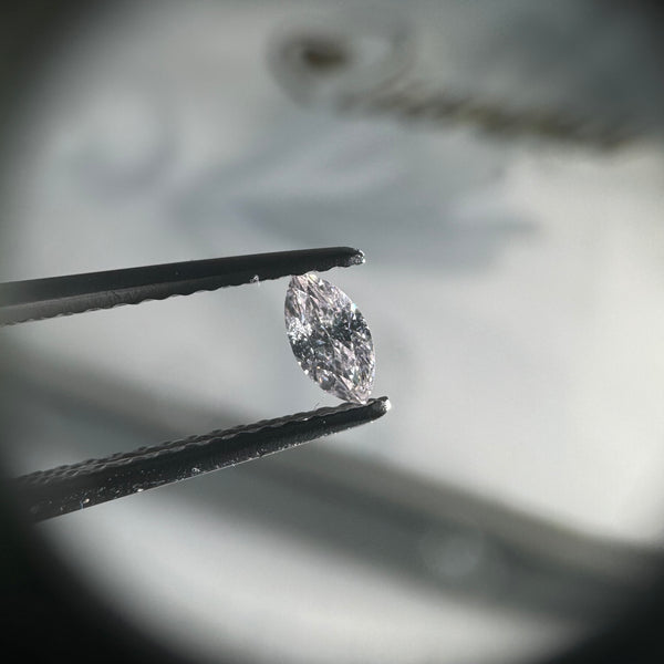 天然無証粉鑽0.16ct 5.2x2.76x1.8mm